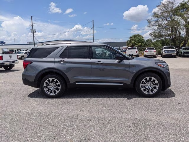 2026 Carbonized Gray Metallic Ford Explorer Platinum RWD SUV