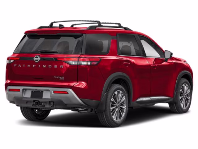 2026 Scarlet Ember Tintcoat Nissan Pathfinder Platinum FWD SUV