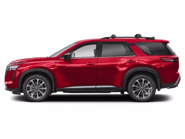 2026 Scarlet Ember Tintcoat Nissan Pathfinder Platinum FWD SUV