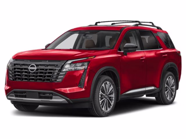 2026 Scarlet Ember Tintcoat Nissan Pathfinder Platinum FWD SUV