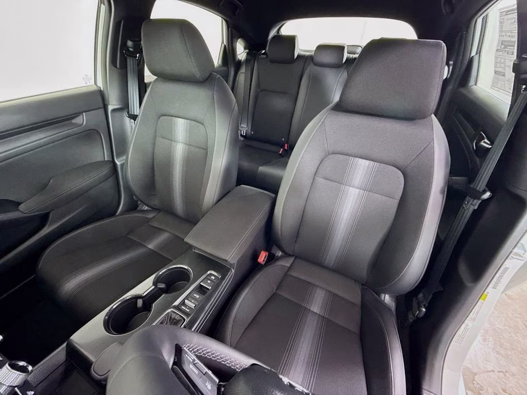 2026 Platinum White Pearl Honda Civic Sport FWD Hatchback