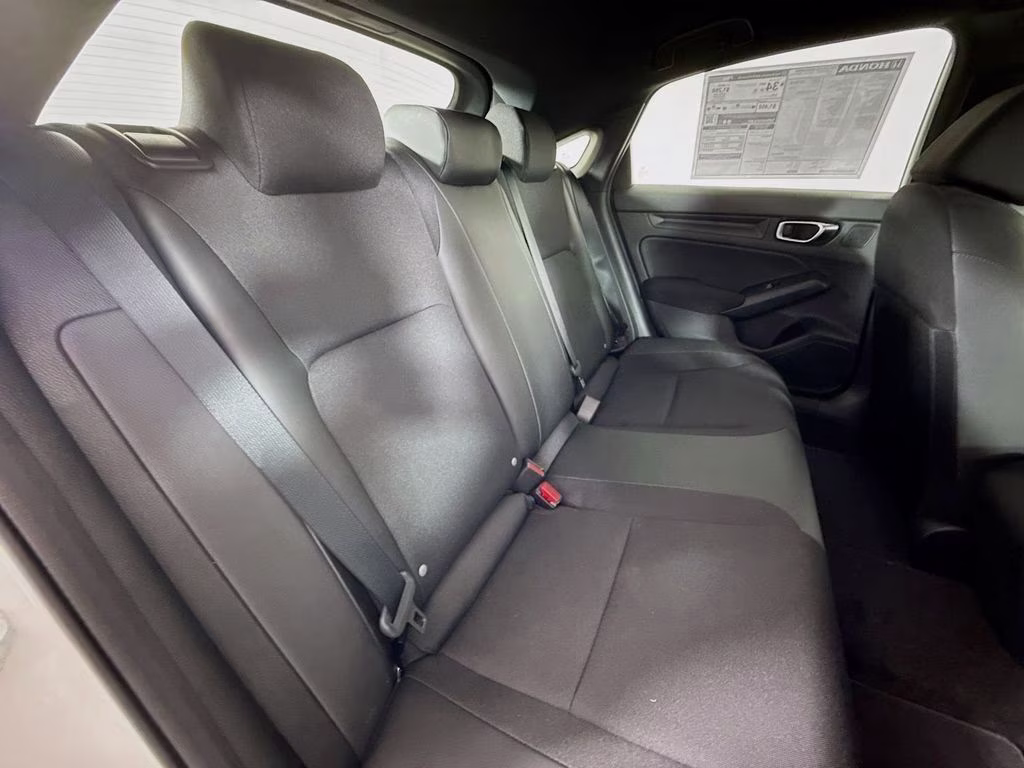 2026 Platinum White Pearl Honda Civic Sport FWD Hatchback