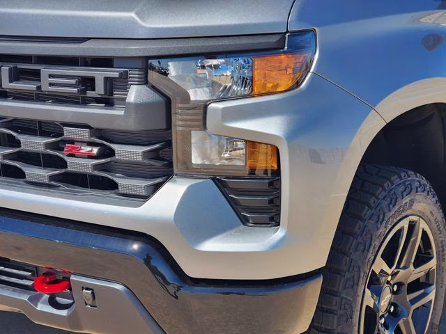 2026 Sterling Gray Metallic Chevrolet Silverado 1500 Custom Trail Boss 4X4 Truck