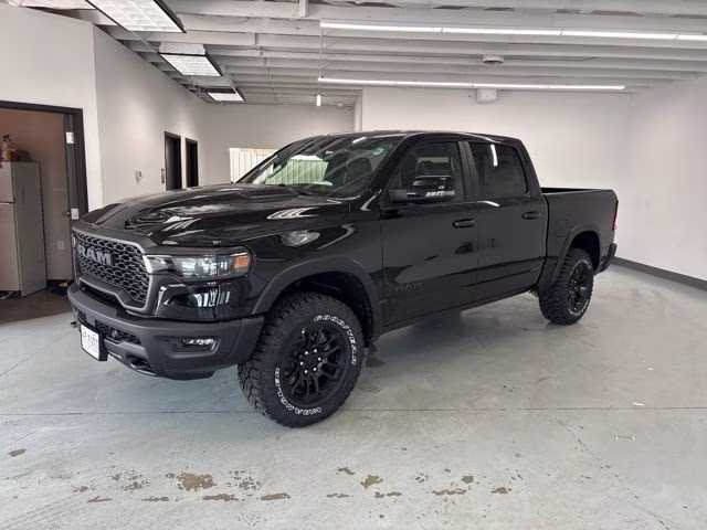 2026 Diamond Black Crystal Pearlcoat Ram 1500 Rebel 4X4 Truck