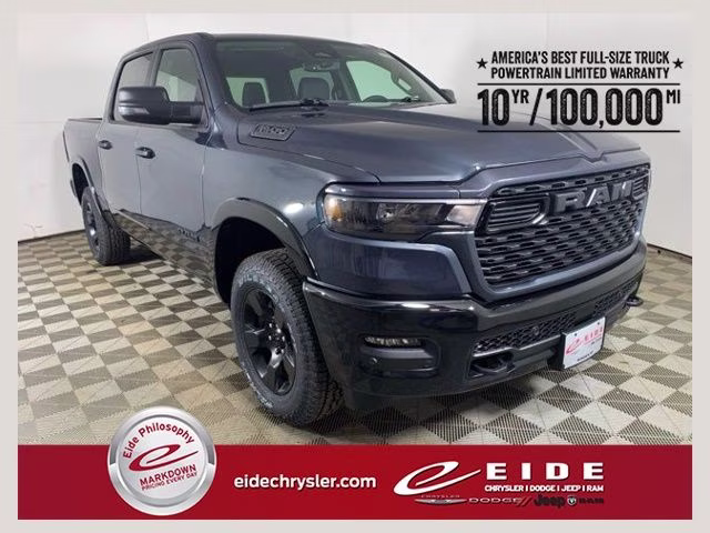 2026 Forged Blue Metallic Ram 1500 Big Horn 4X4 Truck