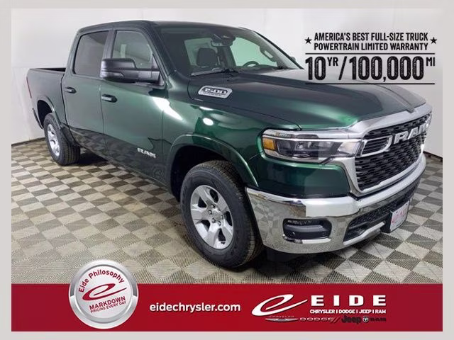 2026 Serrano Green Metallic Ram 1500 Big Horn 4X4 Truck