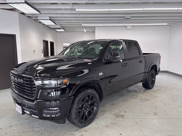 2026 Diamond Black Crystal Pearlcoat Ram 1500 Laramie Night Edition 4X4 Truck