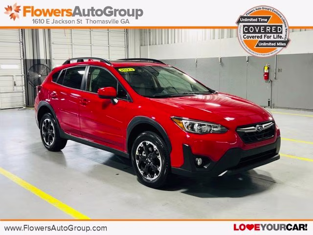 2023 Pure Red Subaru Crosstrek Premium SUV