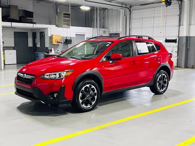 2023 Pure Red Subaru Crosstrek Premium AWD SUV