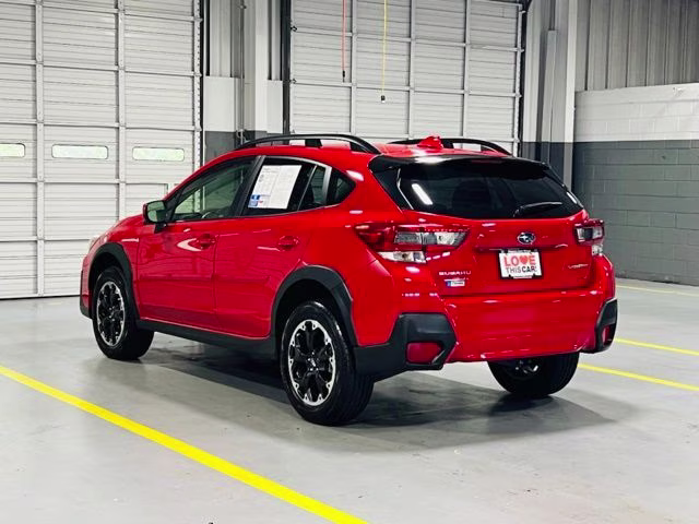 2023 Pure Red Subaru Crosstrek Premium AWD SUV