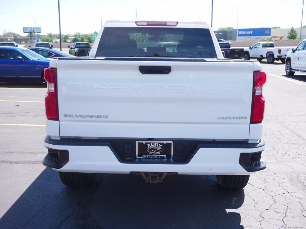 2020 Summit White Chevrolet Silverado 1500 Custom 4X4 Truck