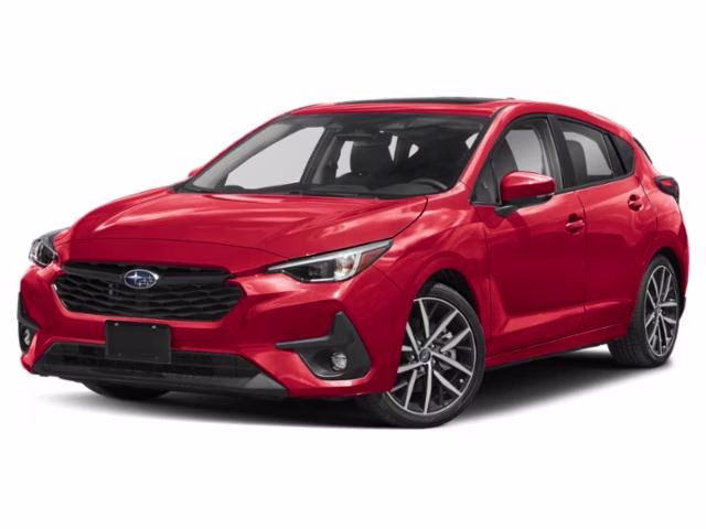 2024 Pure Red Subaru Impreza Sport AWD Hatchback