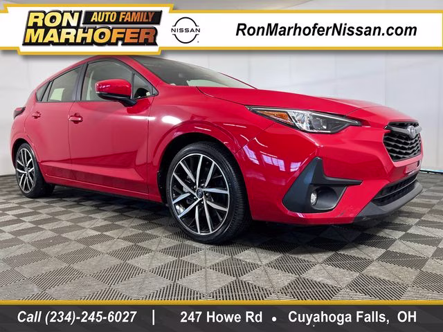 2024 Pure Red Subaru Impreza Sport AWD Hatchback