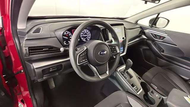 2024 Pure Red Subaru Impreza Sport AWD Hatchback