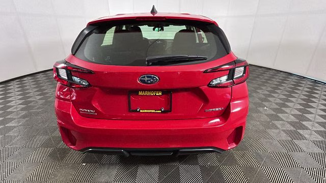 2024 Pure Red Subaru Impreza Sport AWD Hatchback