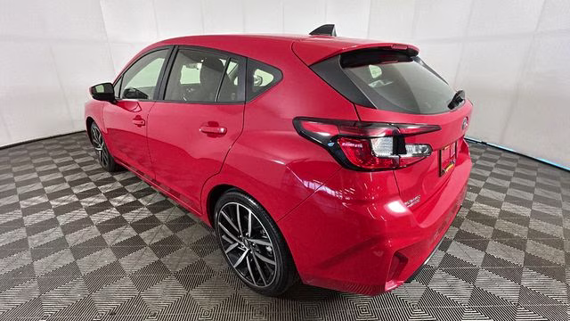 2024 Pure Red Subaru Impreza Sport AWD Hatchback