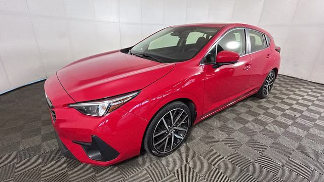 2024 Pure Red Subaru Impreza Sport AWD Hatchback