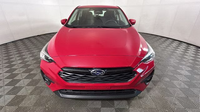 2024 Pure Red Subaru Impreza Sport AWD Hatchback