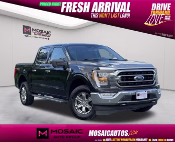 2021 Black Metallic Ford F-150 XLT 4X4 Truck
