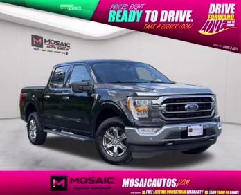 2021 Black Metallic Ford F-150 XLT 4X4 Truck