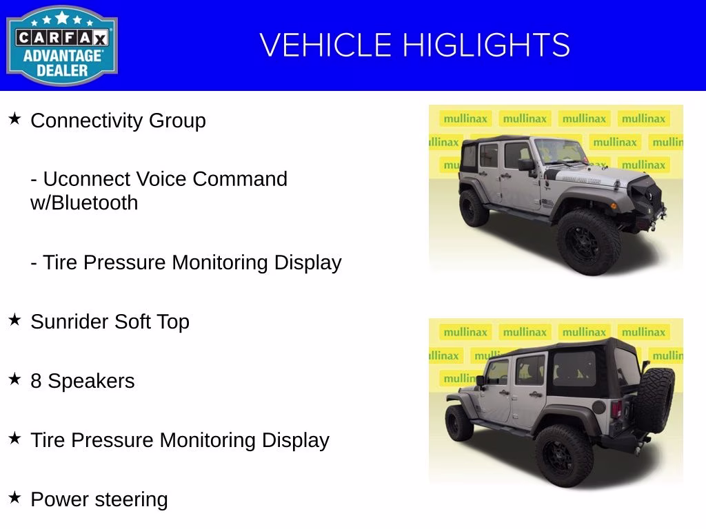 2015 Billet Silver Metallic Clearcoat Jeep Wrangler Unlimited Sport 4X4 SUV