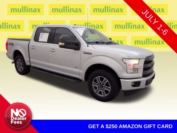 2017 Ingot Silver Ford F-150 Lariat 4X4 Truck