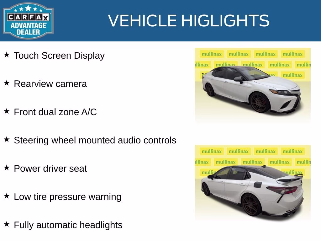 2023 Wind Chill Pearl Toyota Camry TRD V6 FWD Sedan