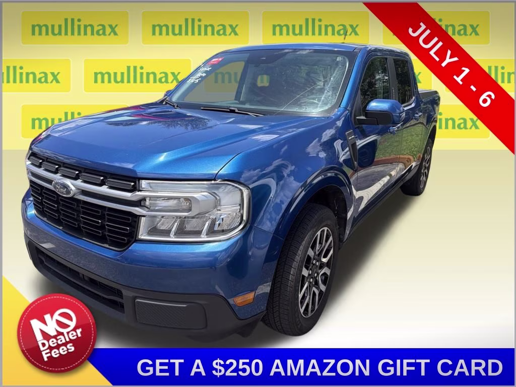 2023 Blue Metallic Ford Maverick Lariat AWD Truck