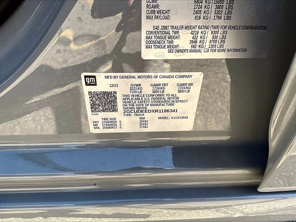 2024 Slate Gray Metallic Chevrolet Silverado 1500 RST 4X4 Truck