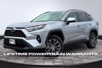 2023 Silver Sky Metallic Toyota RAV4 Hybrid XLE Premium AWD SUV