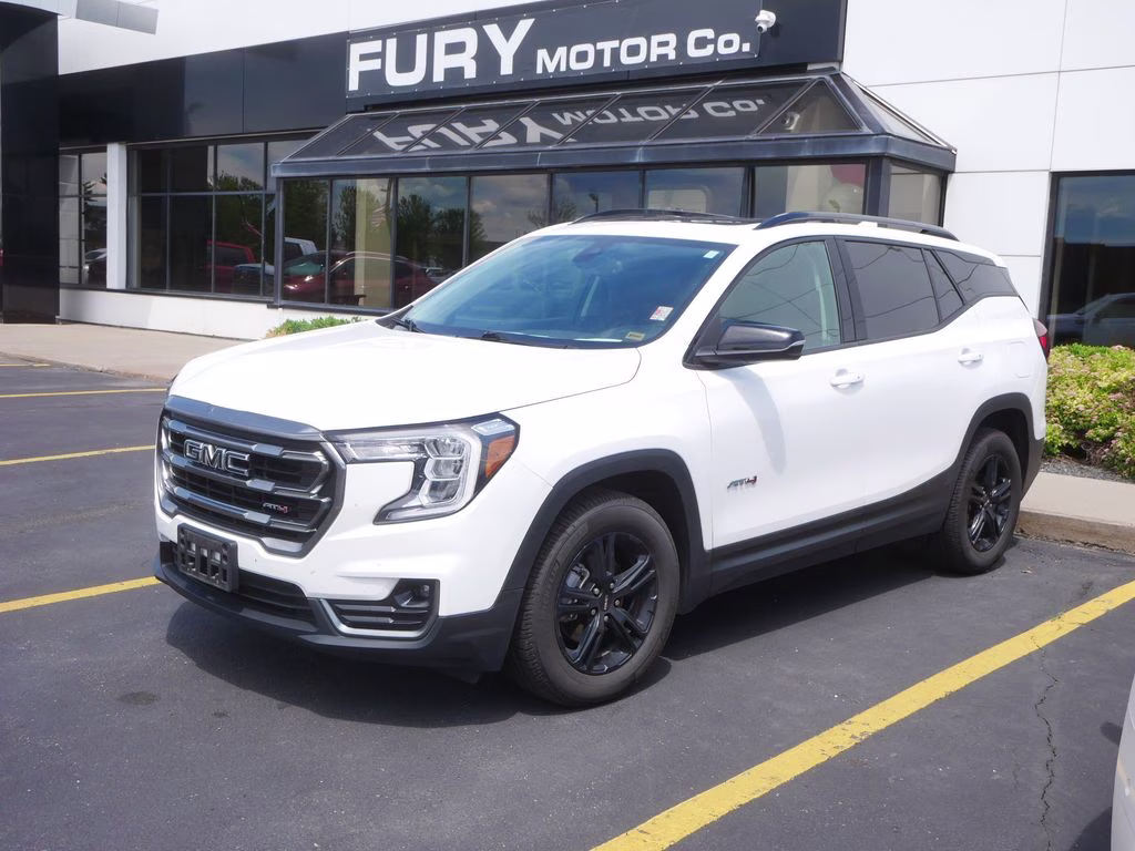 2022 Summit White GMC Terrain AT4 AWD SUV