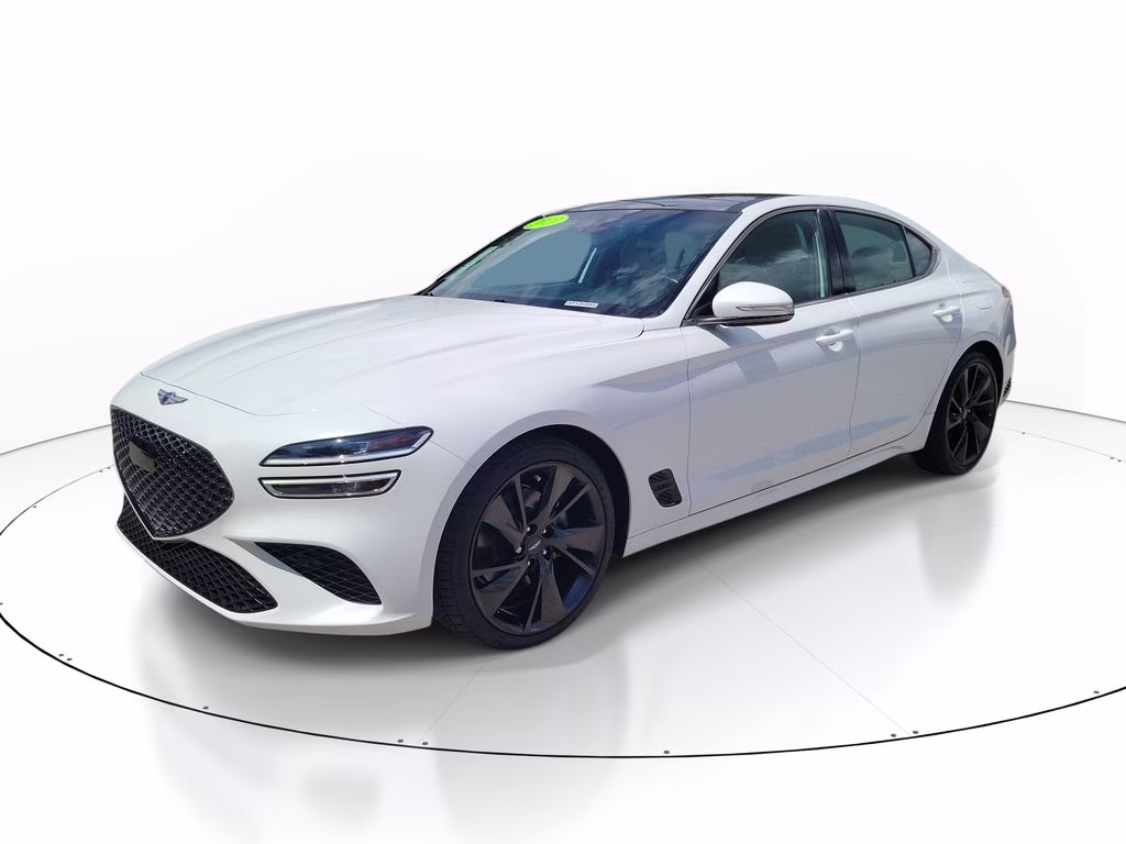 2023 Uyuni White Genesis G70 Sport Prestige 2.0T RWD Sedan