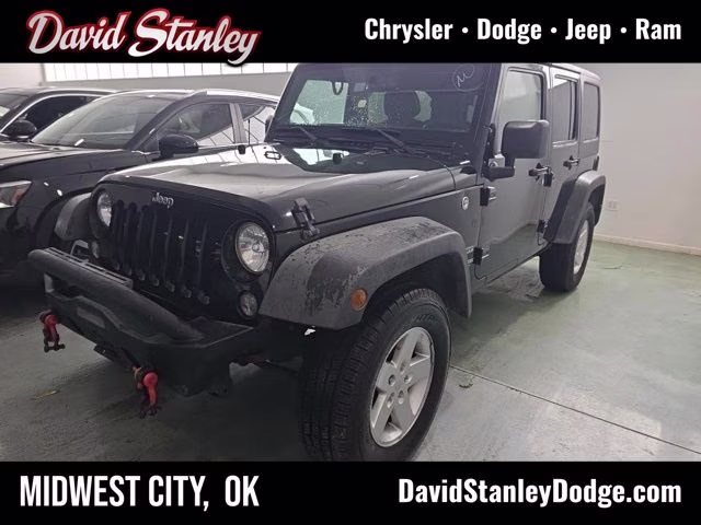 2018 Black Clearcoat Jeep Wrangler JK Unlimited Sport 4X4 SUV