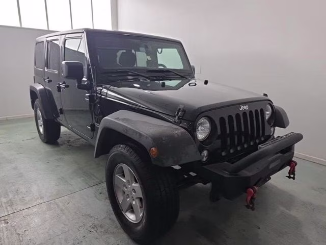 2018 Black Clearcoat Jeep Wrangler JK Unlimited Sport 4X4 SUV