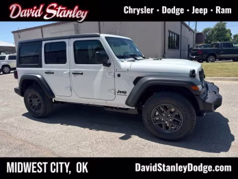 2026 Bright White Clearcoat Jeep Wrangler Sport S 4X4 SUV