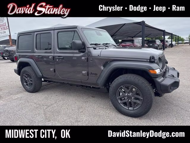 2026 Granite Crystal Metallic Clearcoat Jeep Wrangler Sport S 4X4 SUV