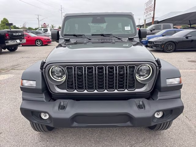 2026 Granite Crystal Metallic Clearcoat Jeep Wrangler Sport S 4X4 SUV