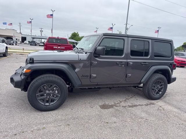 2026 Granite Crystal Metallic Clearcoat Jeep Wrangler Sport S 4X4 SUV