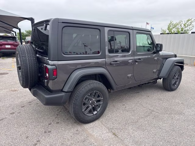 2026 Granite Crystal Metallic Clearcoat Jeep Wrangler Sport S 4X4 SUV