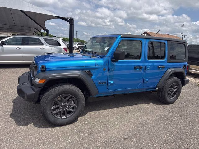 2026 Hydro Blue Pearl Coat Jeep Wrangler Sport S 4X4 SUV