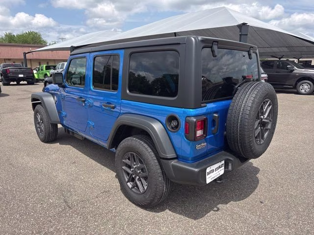 2026 Hydro Blue Pearl Coat Jeep Wrangler Sport S 4X4 SUV