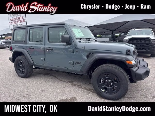 2026 Anvil Clear Coat Jeep Wrangler Sport 4X4 SUV