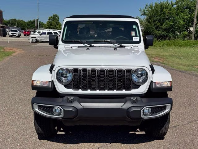 2024 Bright White Clearcoat Jeep Gladiator Sport S 4X4 Truck