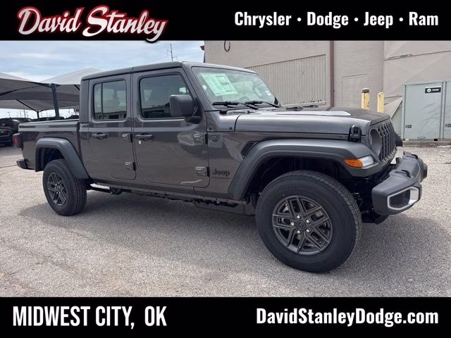 2026 Granite Crystal Metallic Clearcoat Jeep Gladiator Sport 4X4 Truck