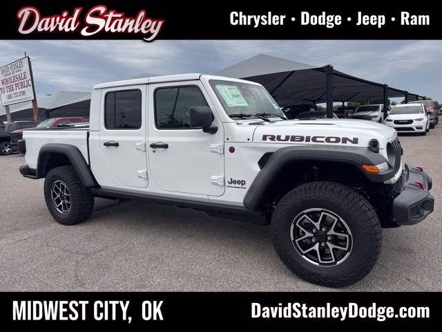 2026 Bright White Clearcoat Jeep Gladiator Rubicon 4X4 Truck