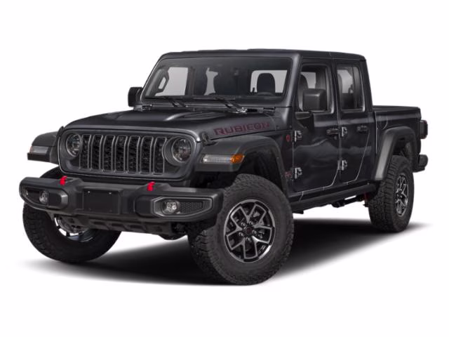 2026 Black Clearcoat Jeep Gladiator Rubicon 4X4 Truck