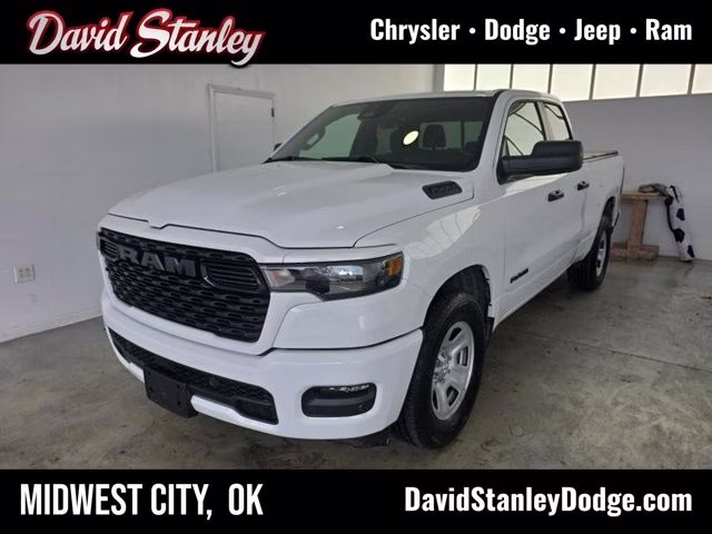 2025 Bright White Clearcoat Ram 1500 Tradesman RWD Truck