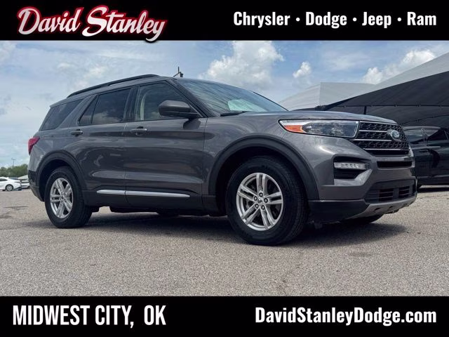 2022 Gray Metallic Ford Explorer XLT RWD SUV