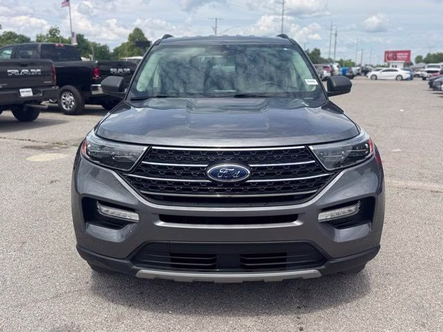 2022 Gray Metallic Ford Explorer XLT RWD SUV