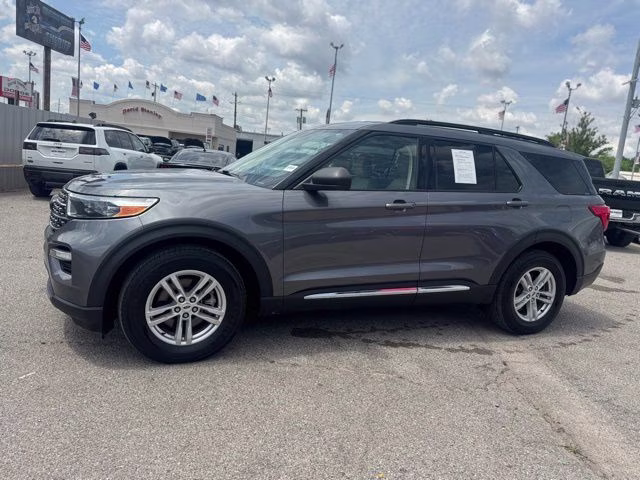 2022 Gray Metallic Ford Explorer XLT RWD SUV